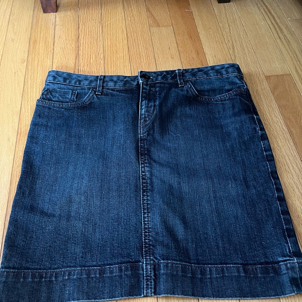 Banana Republic Indigo Denim Mini Skirt
